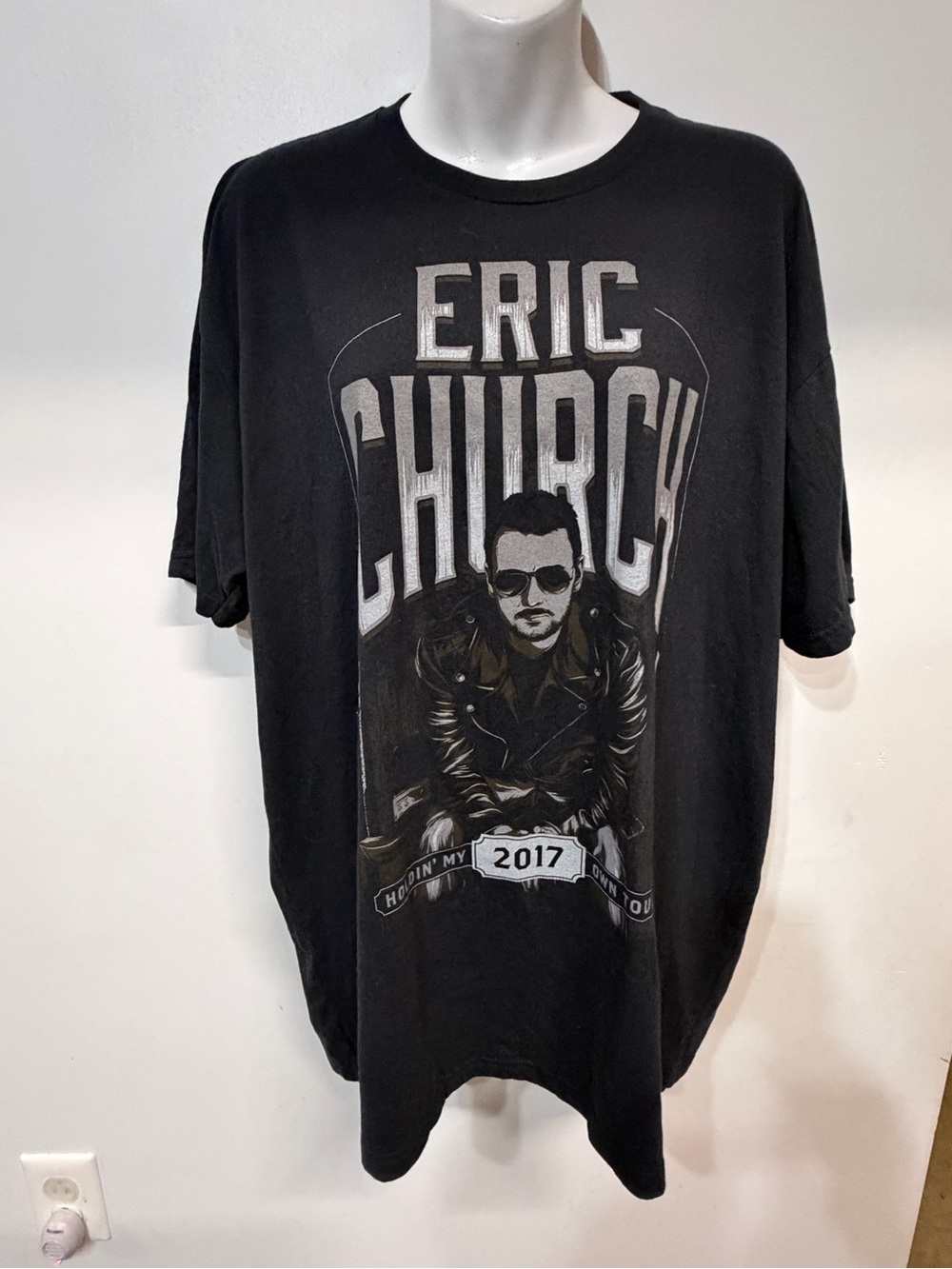 Eric Church Holdin' My Own Tour 2017 Black T-Shirt